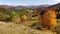 Autumnal view of strazov mount in strazovske vrchy