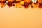 Autumnthemed Thanksgiving Background, Rich In Seasonal Colors