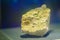 Autunite (hydrated calcium uranyl phosphate) specimen stone from