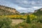 Autunm landscape in Cuenca, wide angle