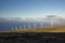 The Auwahi Wind Farm on the south side of Maui, Hawaii