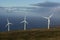 The Auwahi Wind Farm on the south side of Maui, Hawaii