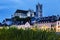 Auxerre Cathedral across Yonne River