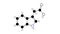 auxin molecule, structural chemical formula, ball-and-stick model, isolated image indole-3-acetic acid