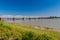 Ava (Inwa) bridge in Sagaing near Mandalay, Myanm