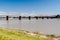 Ava (Inwa) bridge in Sagaing near Mandalay, Myanm