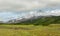 Avacha Volcano or Avachinskaya Sopka in the clouds on Kamchatka Peninsula