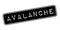 Avalanche rubber stamp