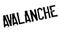 Avalanche rubber stamp