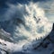 The Avalanche Snowscape