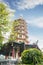 Avalokitesvara pagoda under blue sky