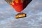 AVANOS, TURKEY - MAY 06, 2015: Photo of People in the basket of the balloon.