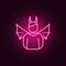 avatar of the demon male neon icon. Elements of Angel and demon set. Simple icon for websites, web design, mobile app, info