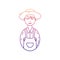 avatar farmer nolan icon. Simple thin line, outline vector of Avatars icons for ui and ux, website or mobile application