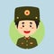 Avatar of a North Korea\\\'s Military Character