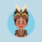 Avatar of a Papua Indonesian Character