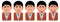 Avatar people icons (facial expression:wink,surpri