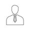 Avatar, person, user outline icon