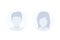 Avatars, default photo placeholders vector