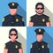 Avatars of police officer