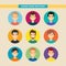 Avatars Young Man characters People Illustration