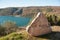 Ave Maria rock near the road in Krka, Croatia.