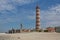 Aveiro Lighthouse also known as Praia da Barra Portugal. Travel.