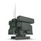 Avenger Air Defense System TWQ-1 on white. 3D illustration