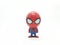 Avengers Hulk Spiderman Captain America Plastic from Movie Toys Model in White Isolated Background