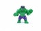 Avengers Hulk Spiderman Captain America Plastic from Movie Toys Model in White Isolated Background