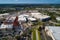 Aventura Mall new food court construction and slide 2017