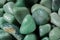 aventurine gem stone as natural mineral rock