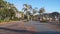 Avenue in beach in sunny day