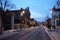 Avenue de Champagne in Epernay, France in autumn