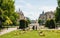 Avenue de la liberte in Place de la Republique and University of