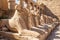 Avenue of the ram-headed Sphinxes. Karnak Temple