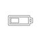 average charging level icon. Element of web for mobile concept and web apps icon. Thin line icon for website design and