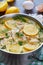 Avgolemono - delicious creamy greek chicken soup