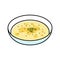 avgolemono soup greek cuisine color icon vector illustration