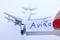 Aviao word in Portuguese for Plane in English