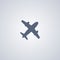 Aviation, airplane, vector best flat icon