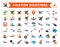 Aviation Disasters Vector Icons