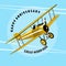 aviation flight travel illustration design