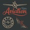 aviation label art