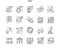 Aviation Well-crafted Pixel Perfect Vector Thin Line Icons 30 2x Grid for Web Graphics and Apps.