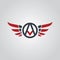 aviator symbol logo logotype theme