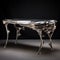 Avicii-inspired Liquid Metal Console With Long Legs