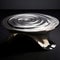 Avicii-inspired Liquid Metal Table With Modern Spiral Design