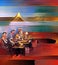 Avid poker players - colorful digital painting artwork