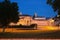 Avignon City Wall at night